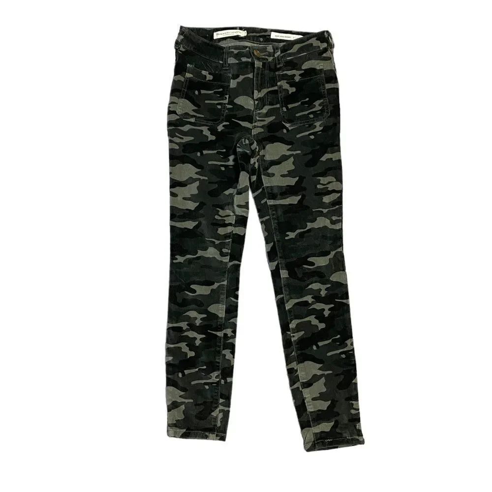 Anthropologie Pilcro and the Letterpress High Rise Skinny Camo Print Size 26